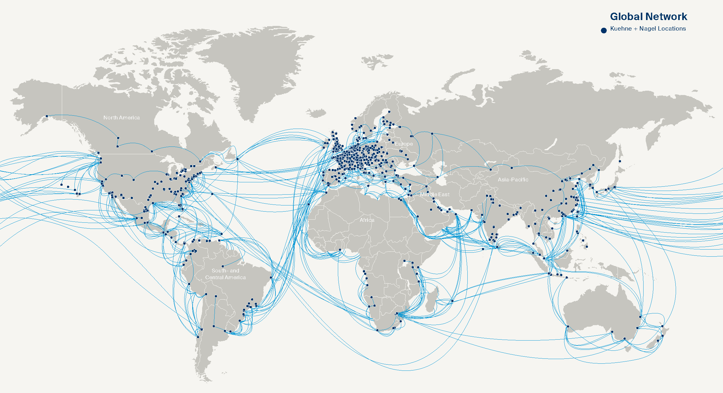Global network for FCL shipping